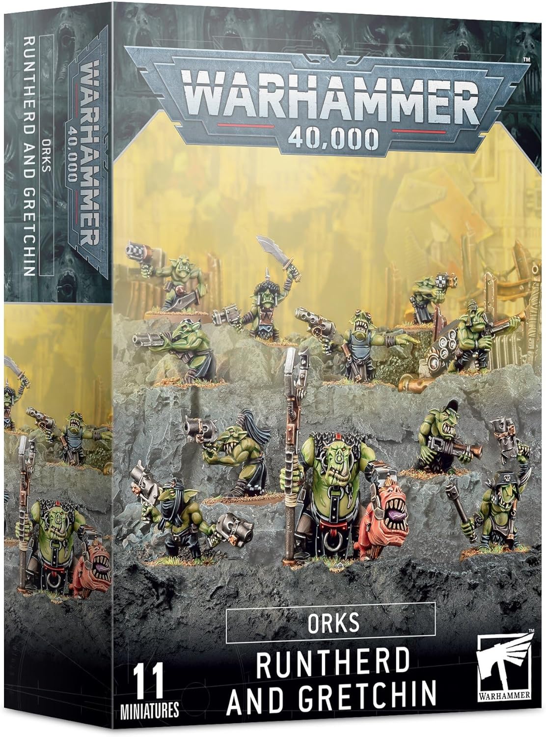 Warhammer 40,000: Orks - Runtherd and Gretchin - WiredVillage Games - Games Workshop